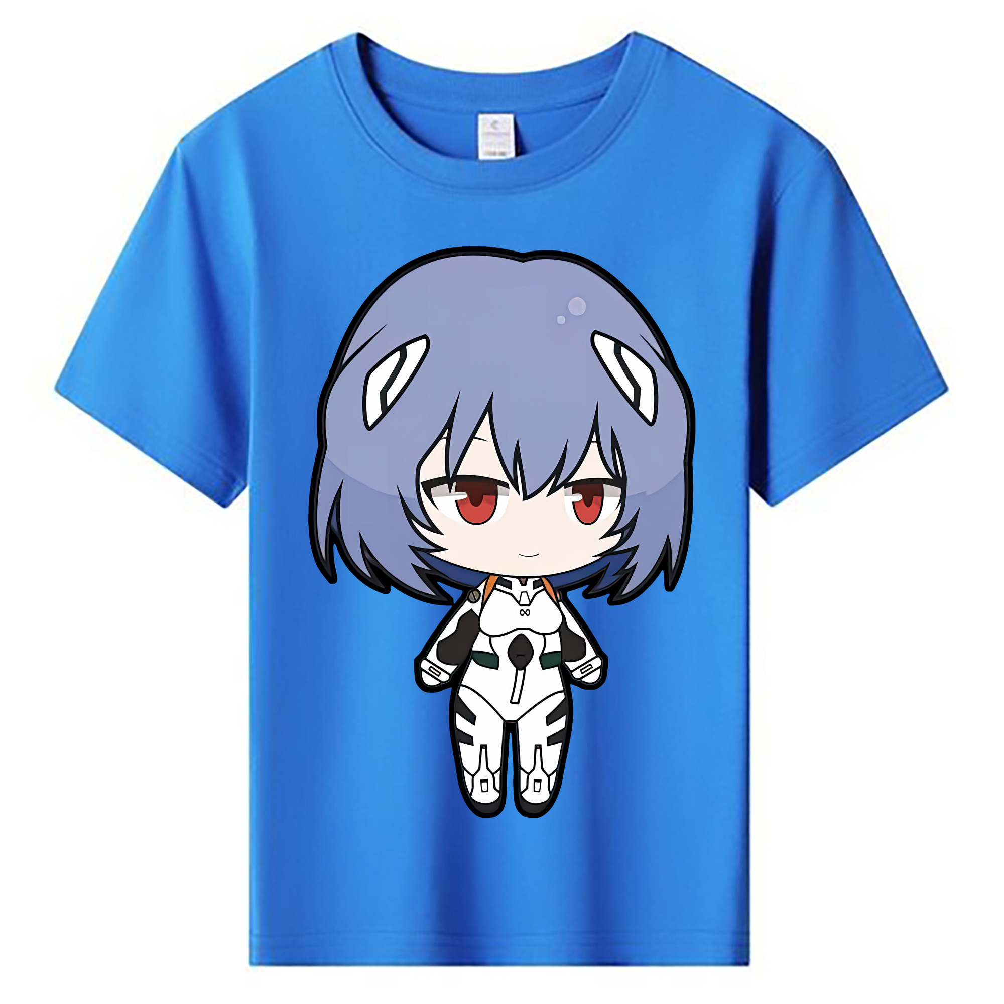 （画像用） EVA 新世紀エヴァンゲリオン 綿100％キッズTシャツ（フロントプリント）